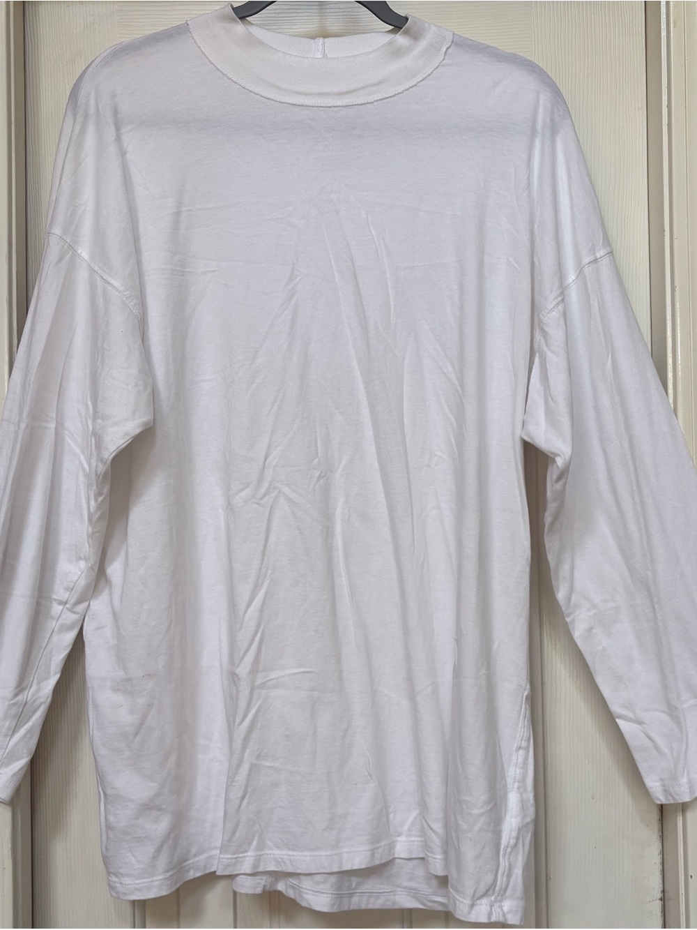 We The Free White Long-Sleeve Crewneck Tee
